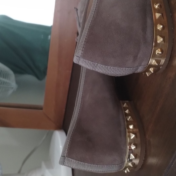 J. Crew Shoes - J. Crew Suede Kiki Stud Heel